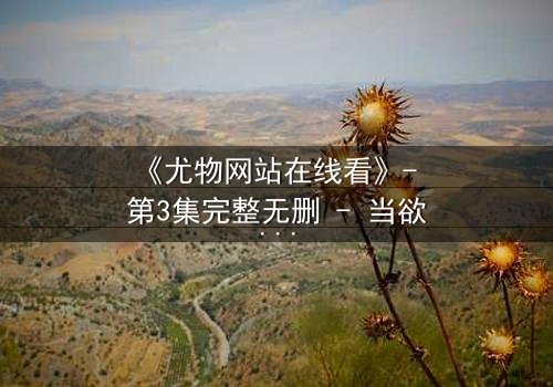 《尤物网站在线看》- 第3集完整无删 - 当欲望与救赎交织,谁能全身而退?