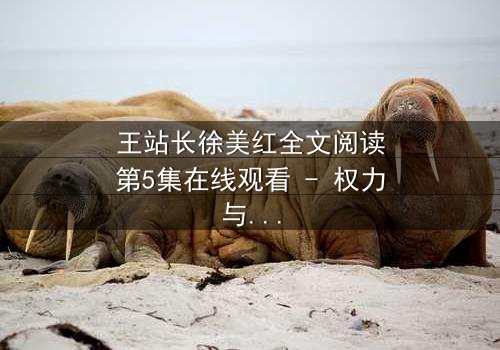 王站长徐美红全文阅读第5集在线观看 - 权力与爱情交织的终极抉择