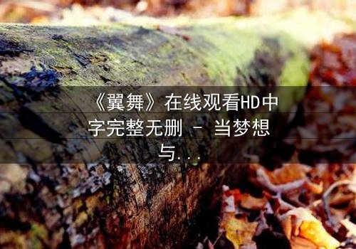 《翼舞》在线观看HD中字完整无删 - 当梦想与背叛交织,谁将主宰舞台?