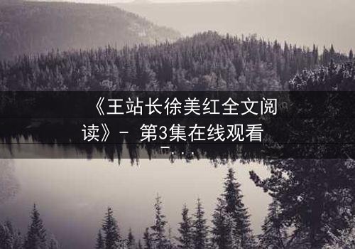 《王站长徐美红全文阅读》- 第3集在线观看 - 当权力与爱情碰撞,谁将主宰命运?