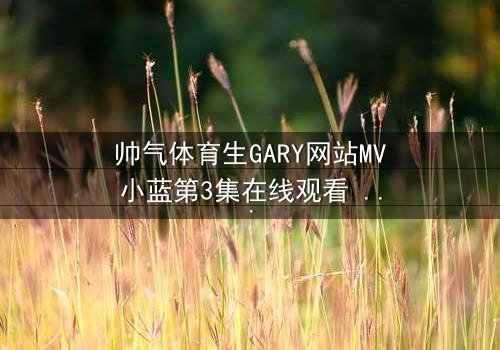 帅气体育生GARY网站MV小蓝第3集在线观看 - 当汗水与泪水交织,谁将揭开隐藏的真相?