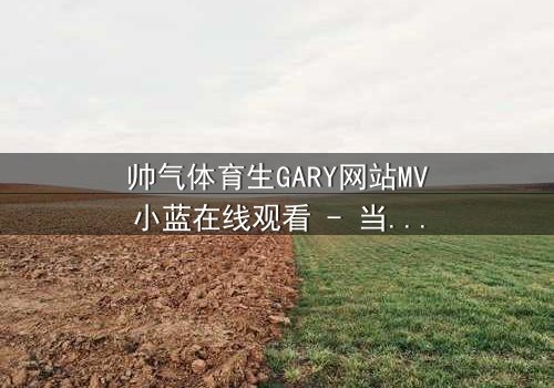帅气体育生GARY网站MV小蓝在线观看 - 当篮球天才遇上神秘代码,青春风暴一触即发!