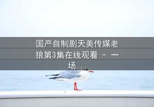 国产自制剧天美传媒老狼第3集在线观看 - 一场复仇风暴即将引爆!