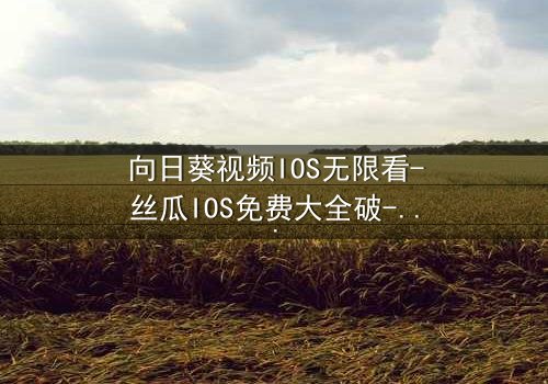 向日葵视频IOS无限看-丝瓜IOS免费大全破-第3集在线观看 - 一场数字迷宫的生死较量