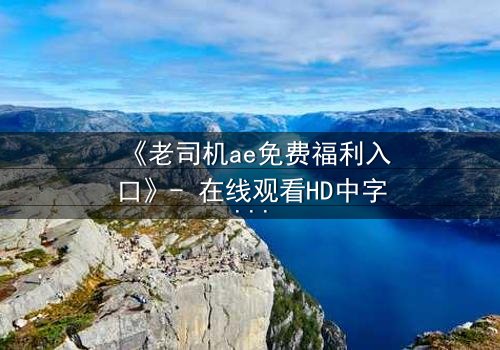 《老司机ae免费福利入口》- 在线观看HD中字完整无删 - 揭秘数字时代的隐秘交易与人性挣扎