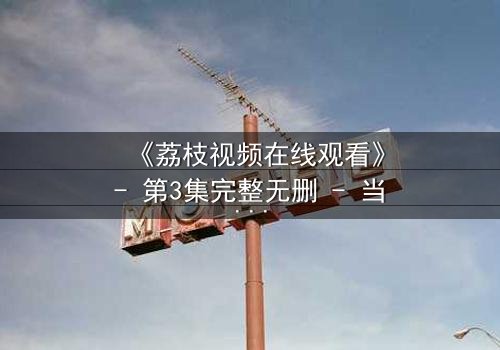 《荔枝视频在线观看》- 第3集完整无删 - 当AI爱上人类,代码能否跨越生死界限?