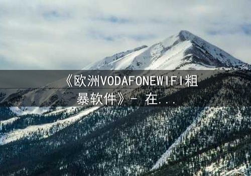 《欧洲VODAFONEWIFI粗暴软件》- 在线观看HD中字 - 揭开数字时代的隐秘风暴