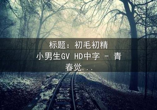 标题:初毛初精小男生GV HD中字 - 青春觉醒的隐秘风暴,你敢直面吗?