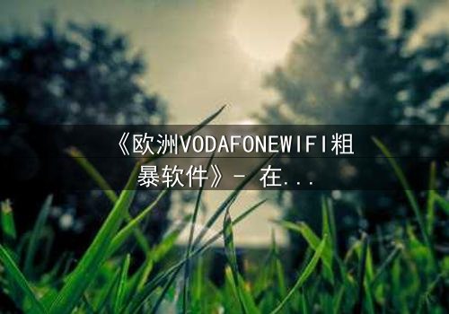《欧洲VODAFONEWIFI粗暴软件》- 在线观看HD中字 - 当科技操控人性,谁能逃脱数字牢笼?