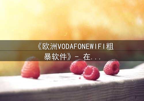 《欧洲VODAFONEWIFI粗暴软件》- 在线观看HD中字完整无删 - 当科技失控,人性何去何从?