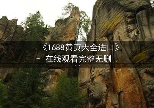 《1688黄页大全进口》- 在线观看完整无删 - 揭开隐藏的跨国阴谋