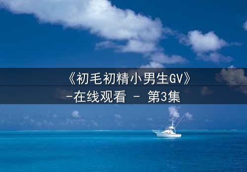 《初毛初精小男生GV》-在线观看 - 第3集